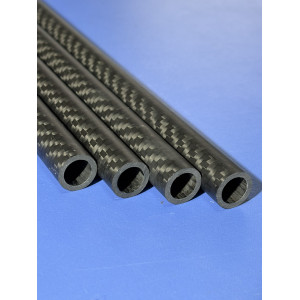 Карбонова трубка 3К Twill матова  ∅14×∅10×1000 мм